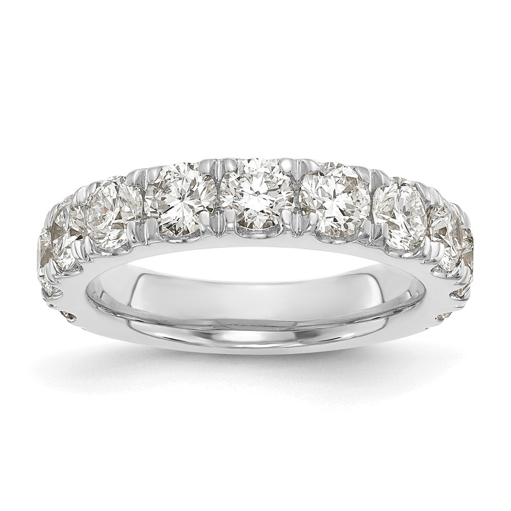 14K Weißgold Ehering mit 2 ct. im Labor gezüchteten Diamanten VS/SI+ G+