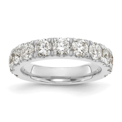 14K Weißgold Ehering mit 2 ct. im Labor gezüchteten Diamanten, VS/SI+ G+