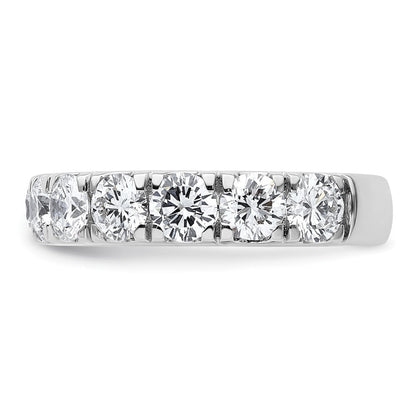 14K Weißgold 3 Karat Im Labor Gezüchtet Diamant Vs/si+ G+ Komplett Ehering Ring