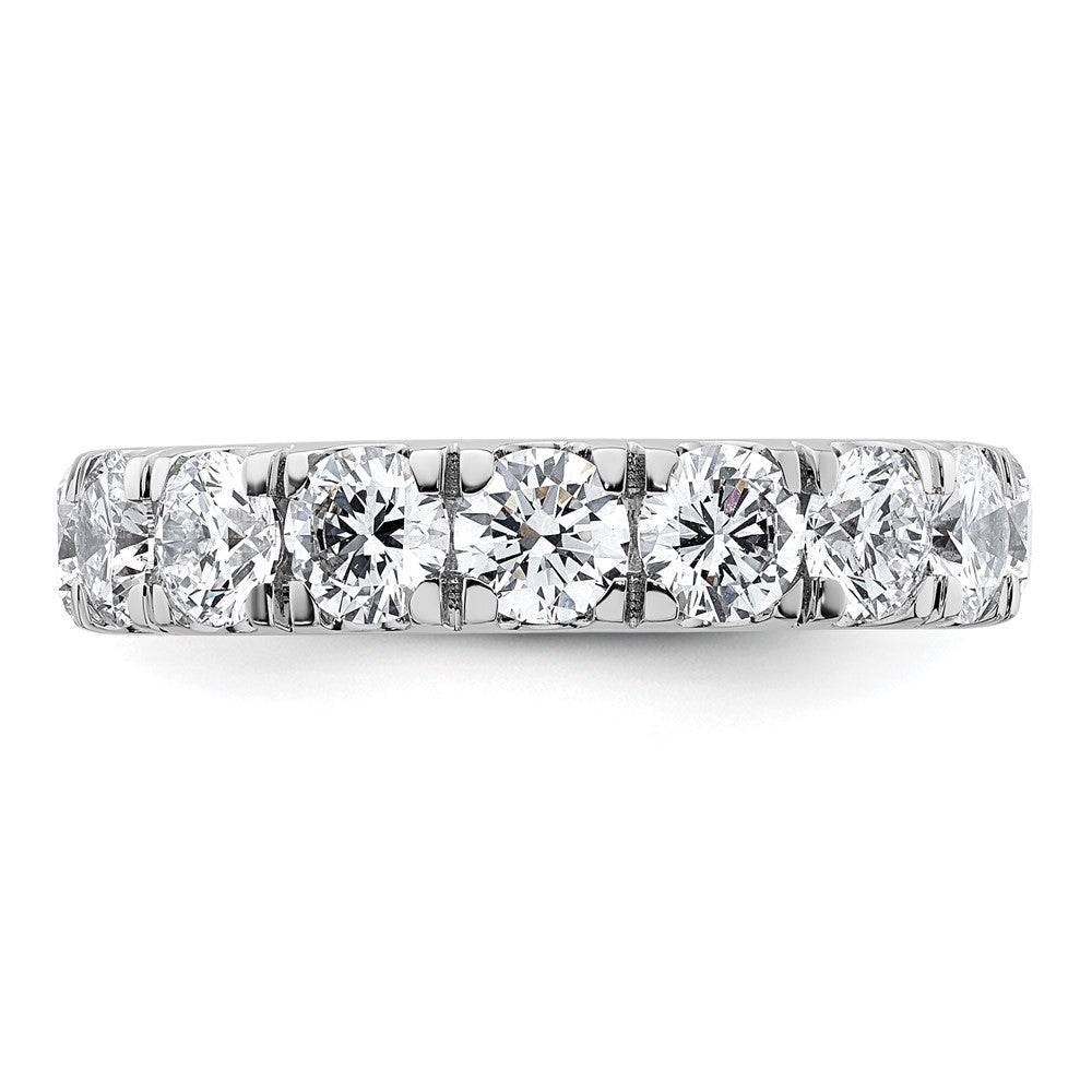 14K Weißgold 3 Karat Im Labor Gezüchtet Diamant Vs/si+ G+ Komplett Ehering Ring