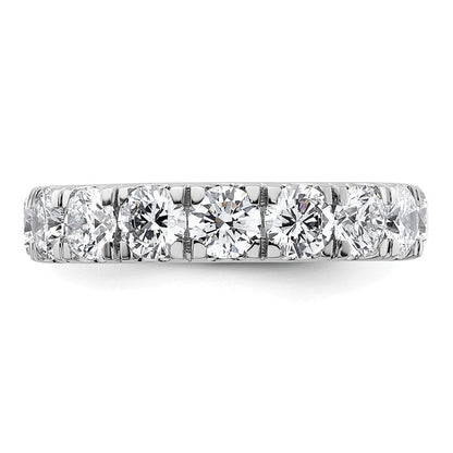 14K Weißgold 3 Karat Im Labor Gezüchtet Diamant Vs/si+ G+ Komplett Ehering Ring