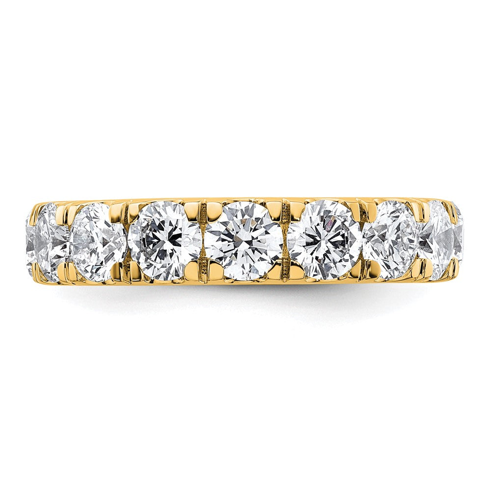 14K Gelbgold 3 Karat Im Labor Gezüchtet Diamant Vs/si+ G+ Komplett Ehering Ring