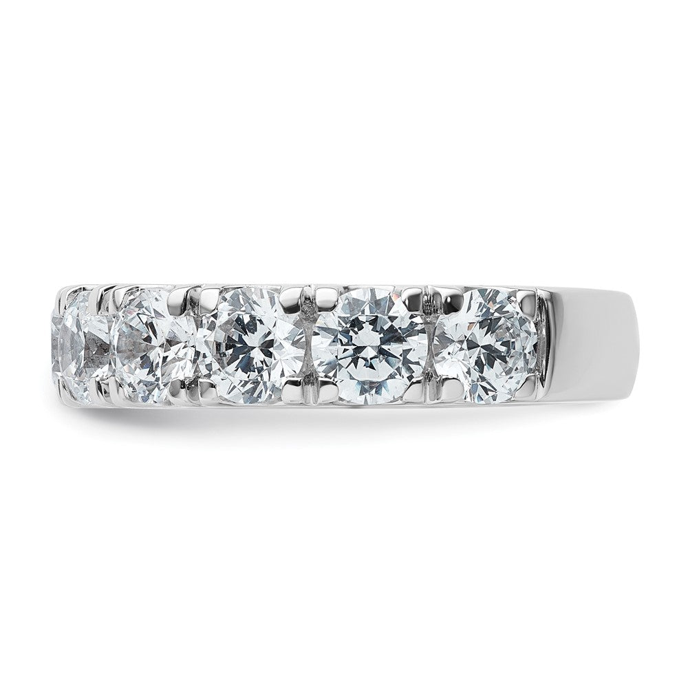 14K Weißgold 4 Karat Zertifiziert Im Labor Gezüchtet Diamant Vs/si+ G+ Komplett Ehering Ring