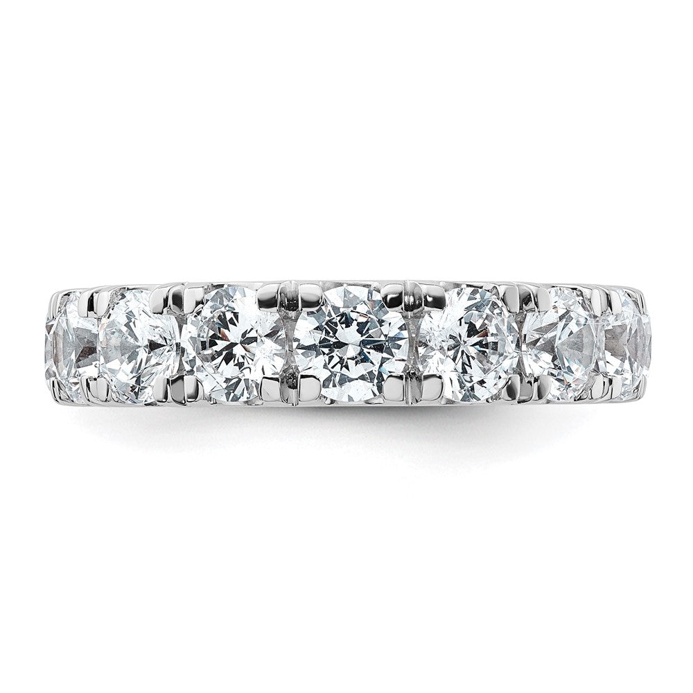 14K Weißgold 4 Karat Im Labor Gezüchtet Diamant Vs+ F+ Komplett Ehering Ring