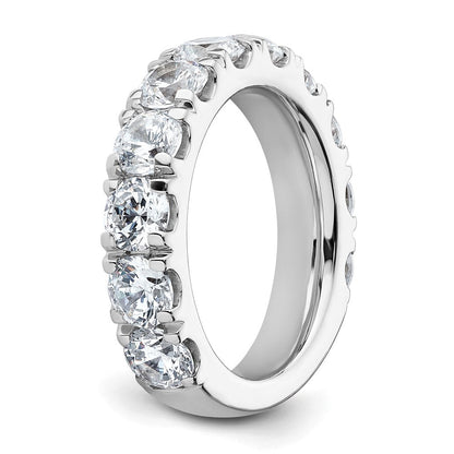 14K Weißgold 4 Karat Zertifiziert Im Labor Gezüchtet Diamant Vs/si+ G+ Komplett Ehering Ring