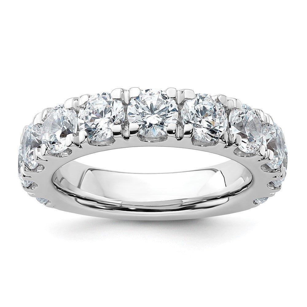 14K Weißgold 4 Karat Im Labor Gezüchtet Diamant Vs/si+ G+ Komplett Ehering Ring