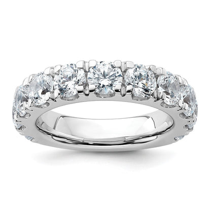 14K Weißgold 4 Karat Im Labor Gezüchtet Diamant Vs/si+ G+ Komplett Ehering Ring