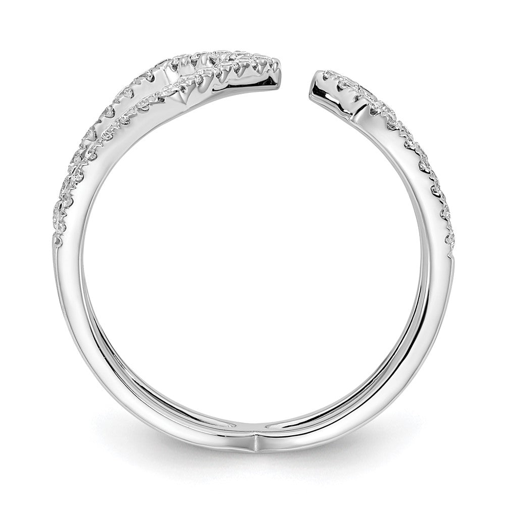 14K Weißgold Fashion-Ring mit 0,375 ct. im Labor gezüchteten Diamanten VS/SI+ G+