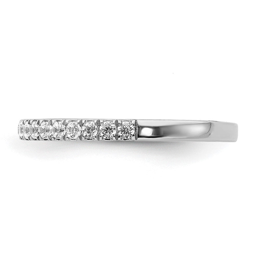 14K Weißgold Ring mit 0,375 ct. im Labor gezüchteten Diamanten, VS/SI+ G+