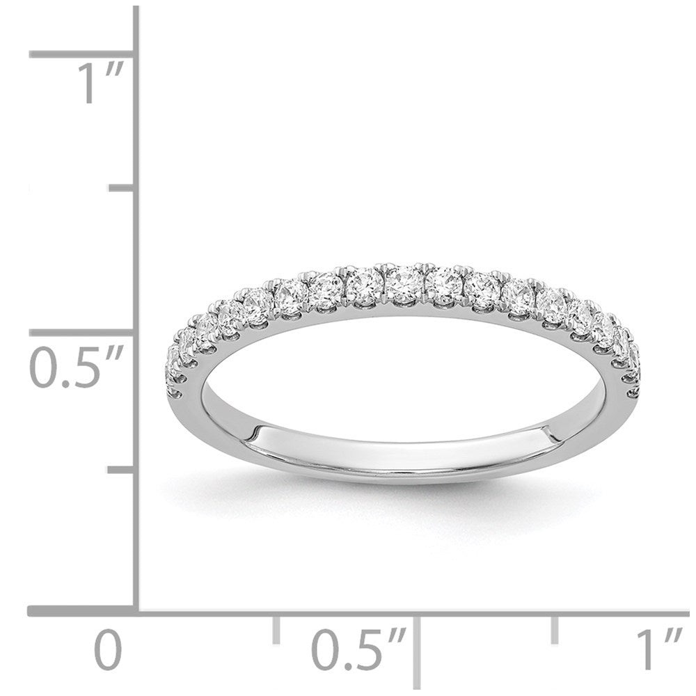 14K Weißgold Ring mit natürlichen Diamanten