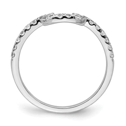 14K Weißgold Diamant Ring