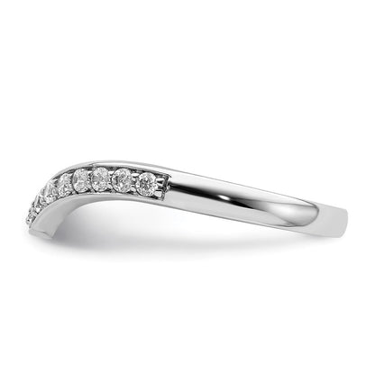 14K Weißgold Ring mit 0,33 ct. im Labor gezüchteten Diamanten, VS/SI+ G+
