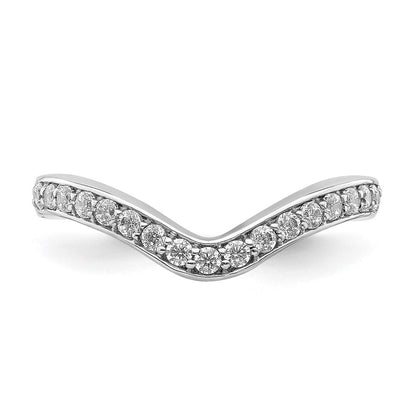 14K Weißgold Ring mit 0,33 ct. im Labor gezüchteten Diamanten, VS/SI+ G+