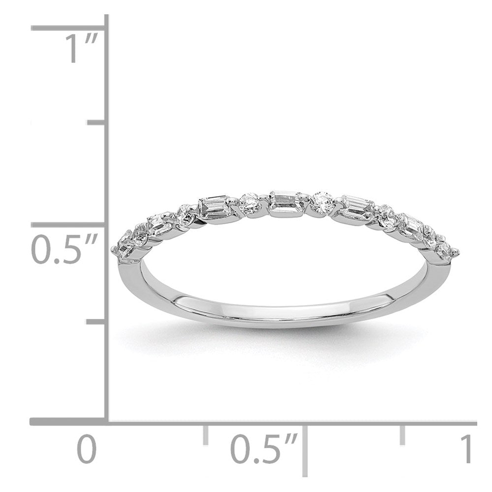 14K Weißgold Fantasie Diamant Ring