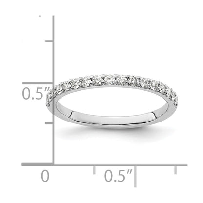 10K Weißgold 10K Diamant Ring
