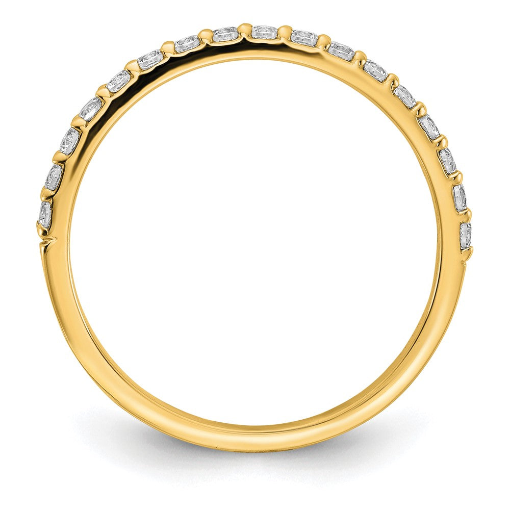 14K Gelbgold Ring mit 0,33 ct. im Labor gezüchteten Diamanten VS/SI+ G+