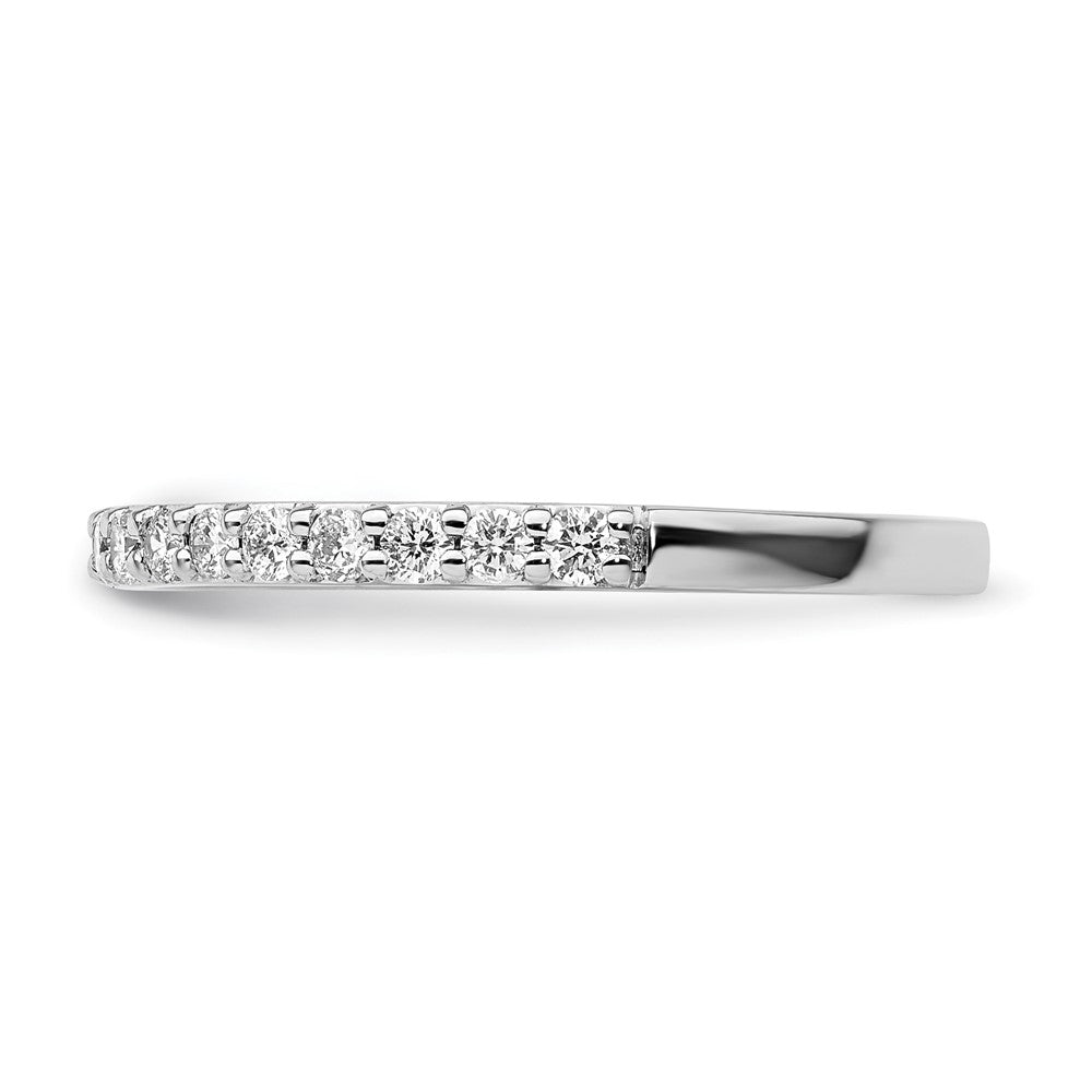 14K Weißgold Ring mit 0,33 ct. Laborgezüchtetem Diamanten, VS/SI+ G+, komplett