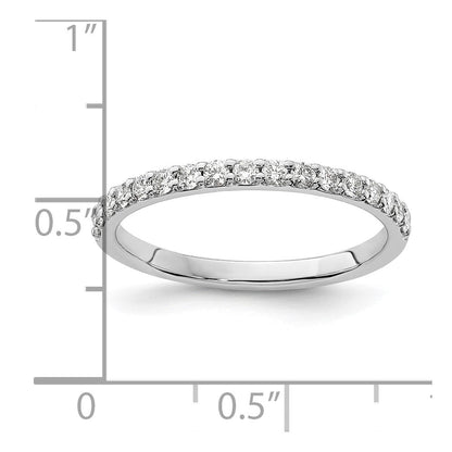 14K Weißgold Ring mit 0,33 ct. Laborgezüchtetem Diamanten, VS/SI+ G+, komplett