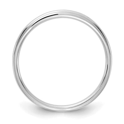 14K Weißgold Ring mit 0,10 ct. im Kanalfassung, im Labor gezüchteten Diamanten VS/SI+ G+