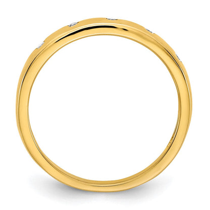 10K Gelbgold 10K 5-stone Diamant Ring