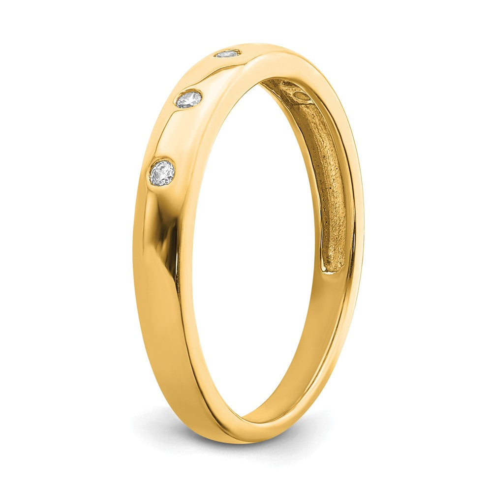 10K Gelbgold 10K 5-stone Diamant Ring