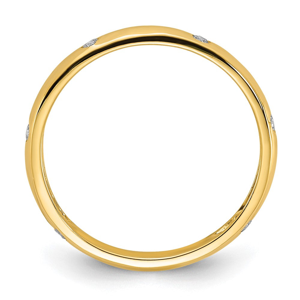 10K Gelbgold 10K 6-stone Diamant Ring