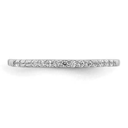 10K Weißgold 10K Diamant Ring