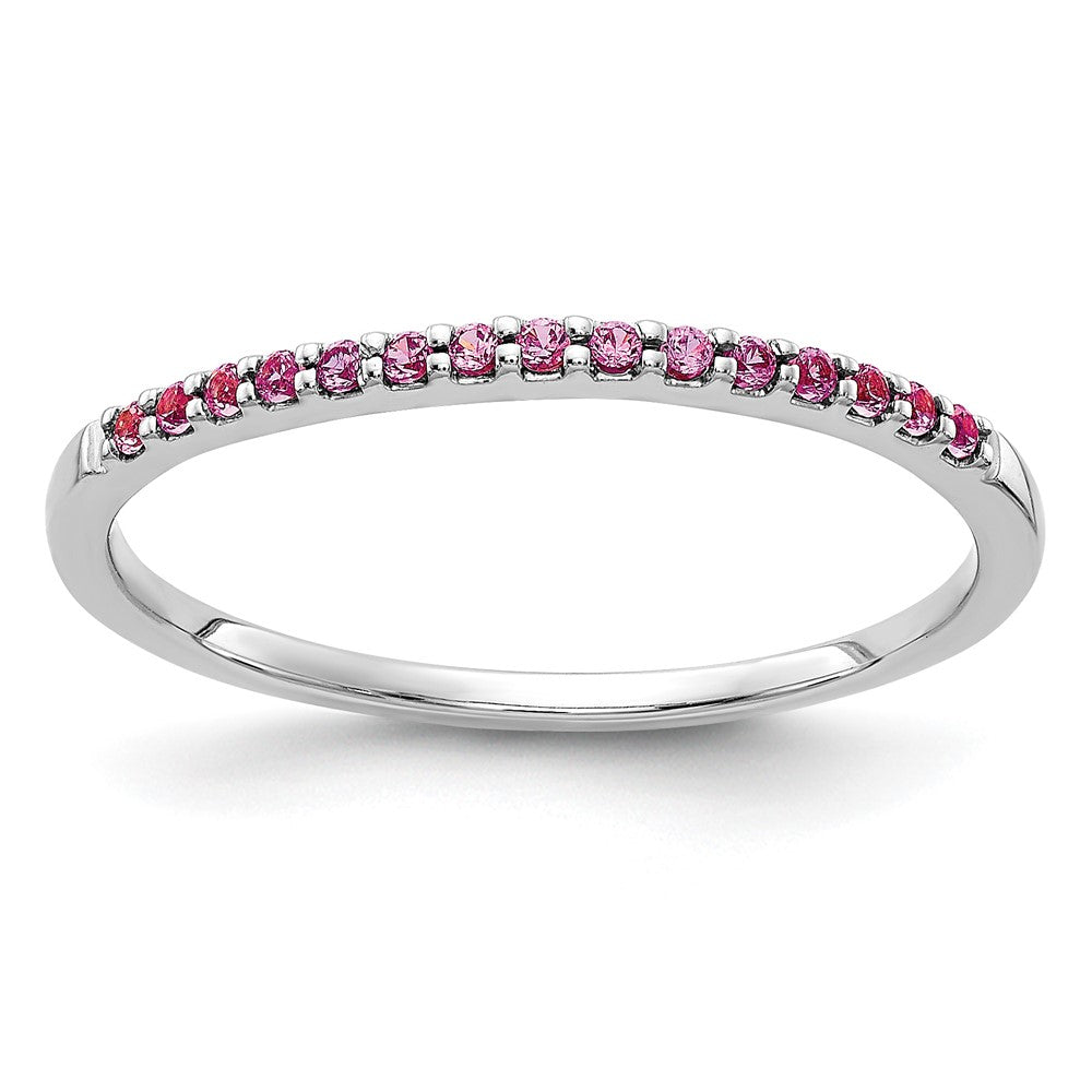 14K Gelbgold Rosa Saphir Ring