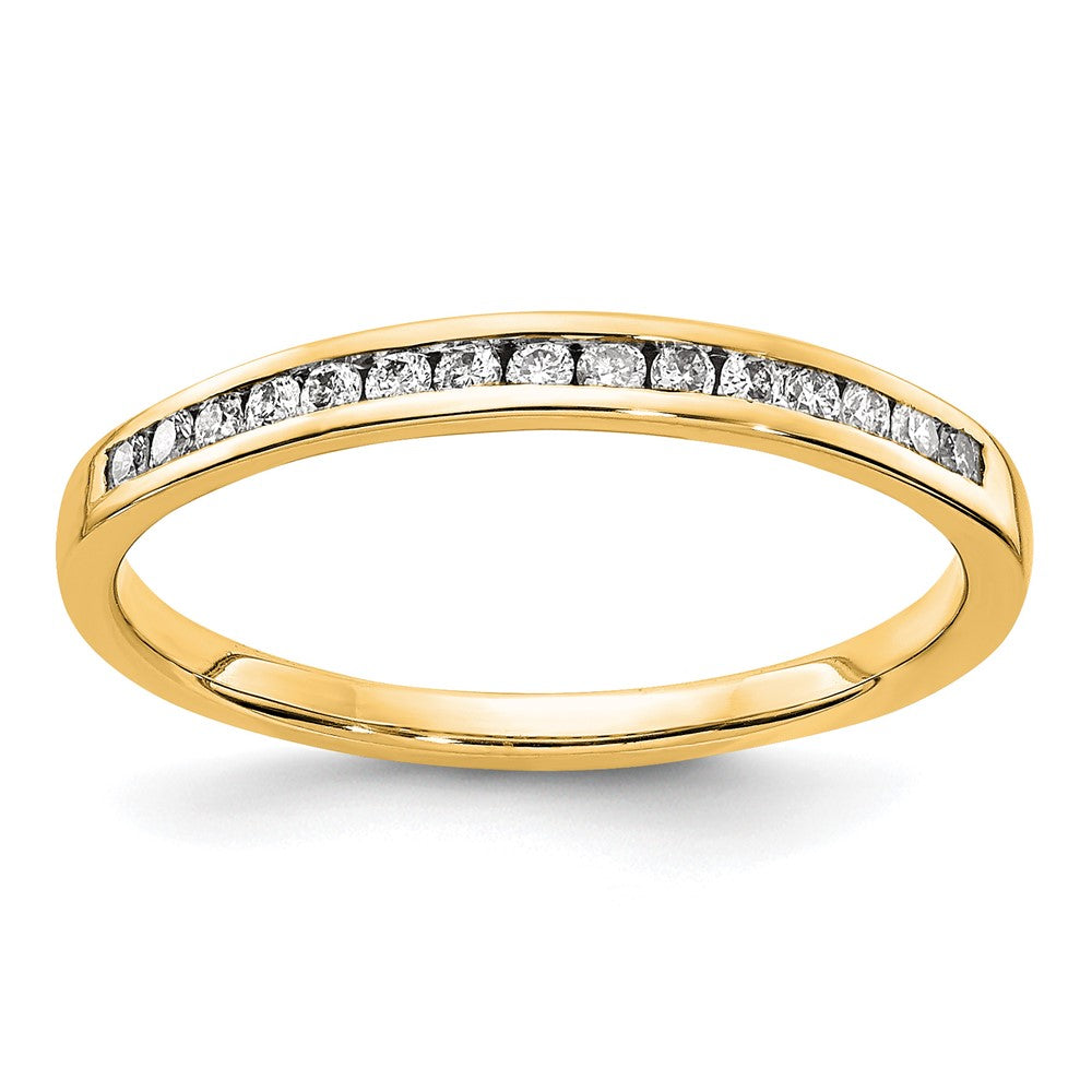14K Gelbgold Diamant Ring