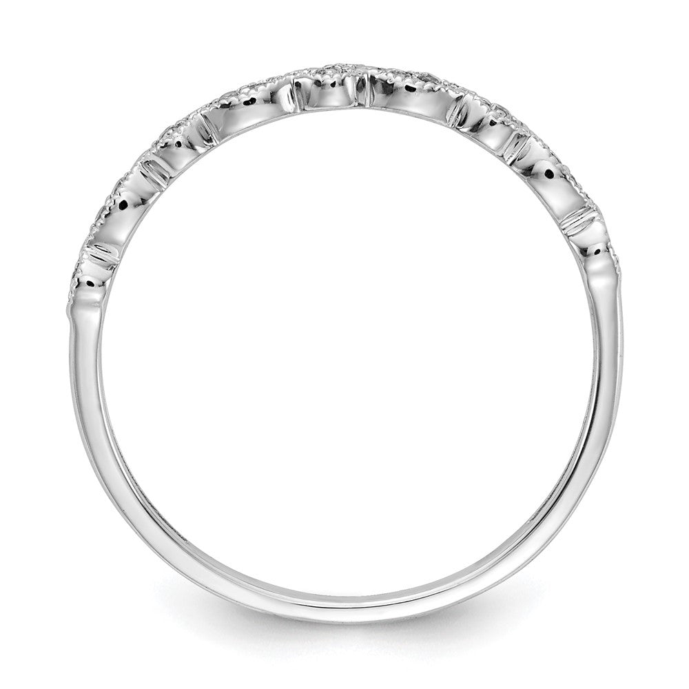 10K Weißgold 10K Diamant Fantasie Ring