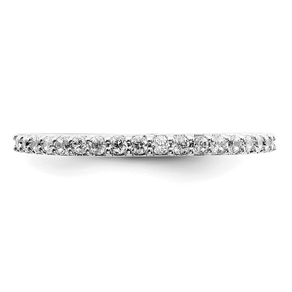 14K Weißgold Ehering mit 0,25 ct. Laborgezüchteten Diamanten, VS/SI+ G+