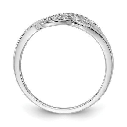 14K Weißgold Diamant Mode Ring