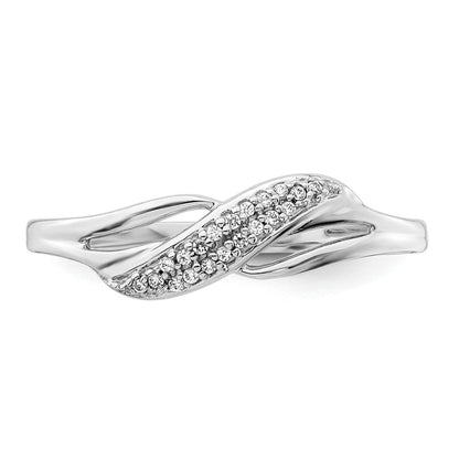14K Weißgold Diamant Mode Ring