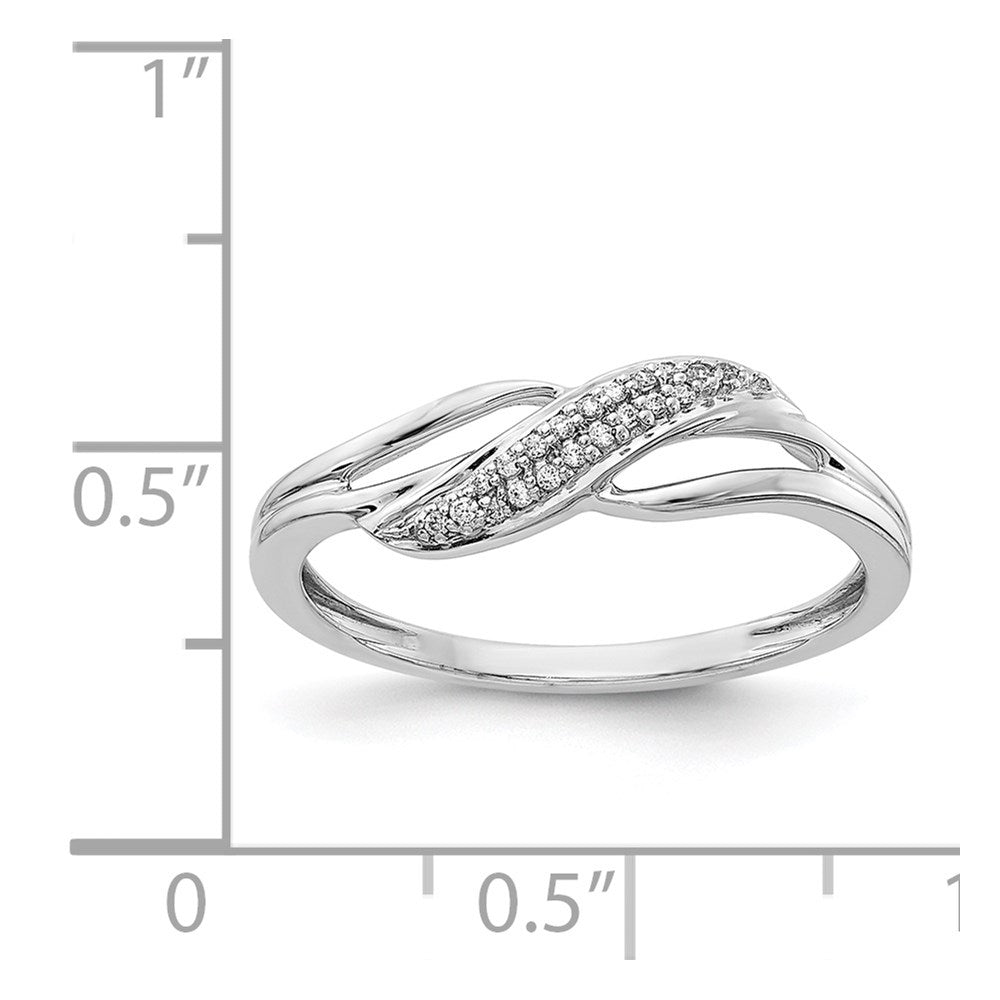 14K Weißgold Diamant Mode Ring