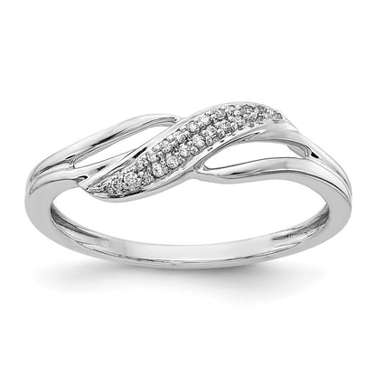 14K Weißgold Diamant Mode Ring
