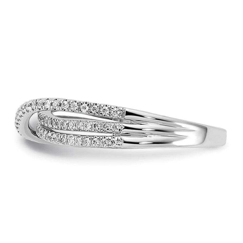 14K Weißgold Diamant Ring