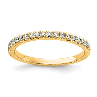 14K Gelbgold 1/5 Karat Im Labor Gezüchtet Diamant Vs/si+ G+ Komplett Ehering