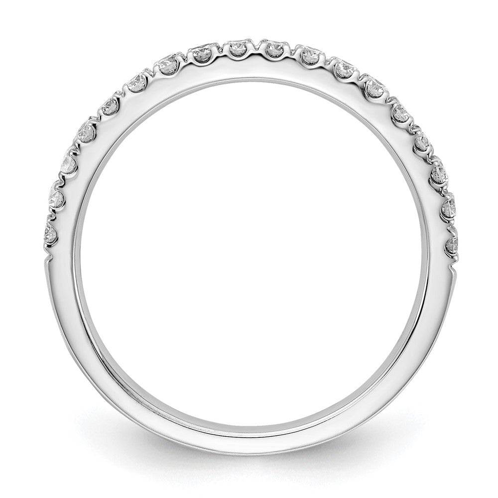 14K Weißgold 1/3 Karat Im Labor Gezüchtet Diamant Vs/si+ G+ Komplett Ehering Ring