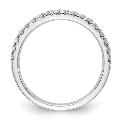 14K Weißgold 1/3 Karat Im Labor Gezüchtet Diamant Vs/si+ G+ Komplett Ehering Ring