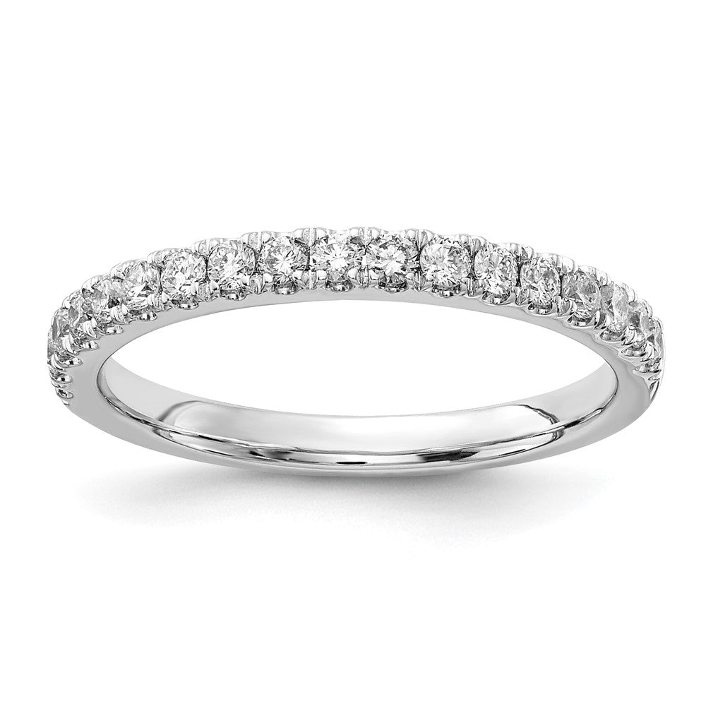 14K Weißgold 1/3 Karat Im Labor Gezüchtet Diamant Vs/si+ G+ Komplett Ehering Ring