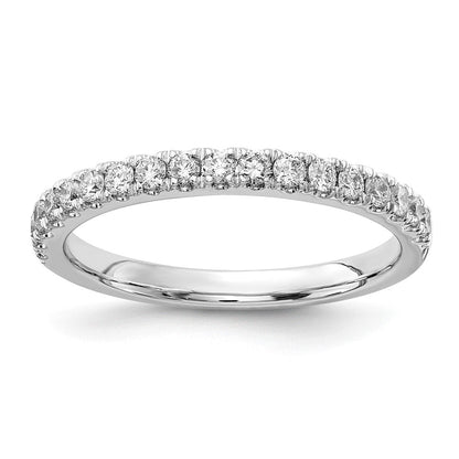 14K Weißgold 1/3 Karat Im Labor Gezüchtet Diamant Vs/si+ G+ Komplett Ehering Ring