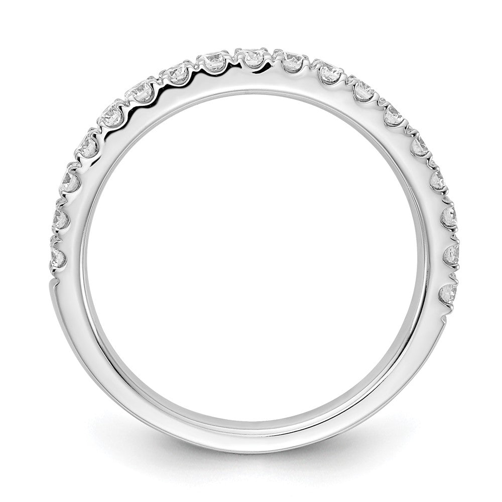 14K Weißgold 1/2 Karat Im Labor Gezüchtet Diamant Vs/si+ G+ Komplett Ehering Ring