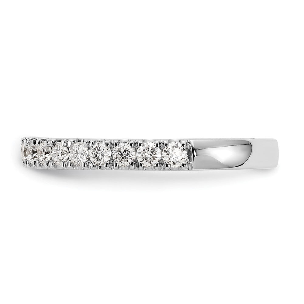 14K Weißgold 1/2 Karat Im Labor Gezüchtet Diamant Vs/si+ G+ Komplett Ehering Ring