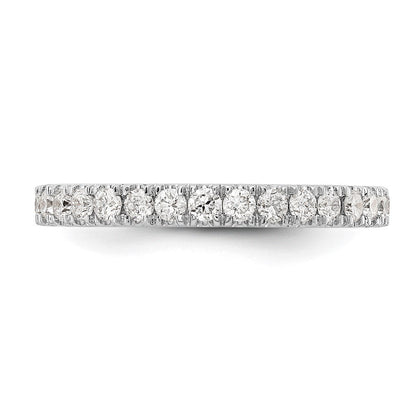 14K Weißgold 1/2 Karat Im Labor Gezüchtet Diamant Vs/si+ G+ Komplett Ehering Ring
