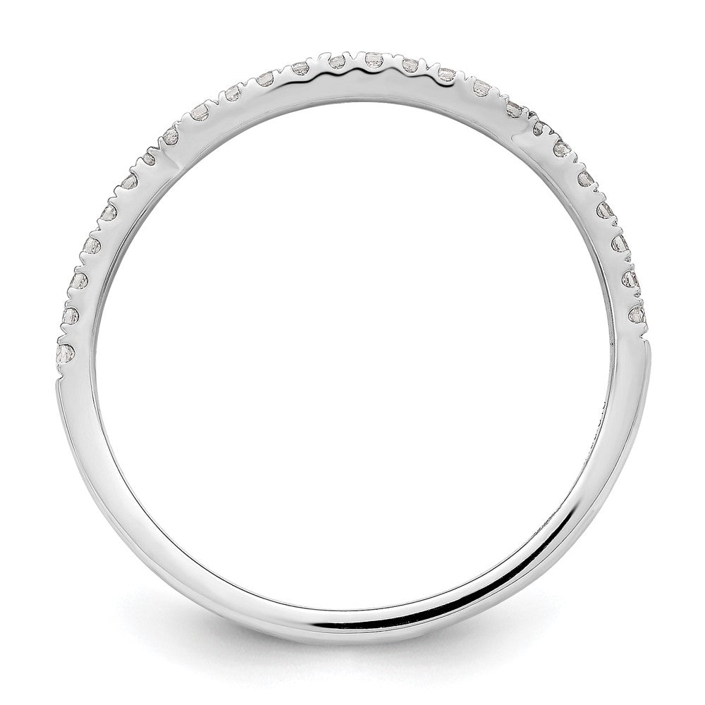 14K Weißgold Ring mit im Labor gezüchteten Diamanten VS/SI+ G+