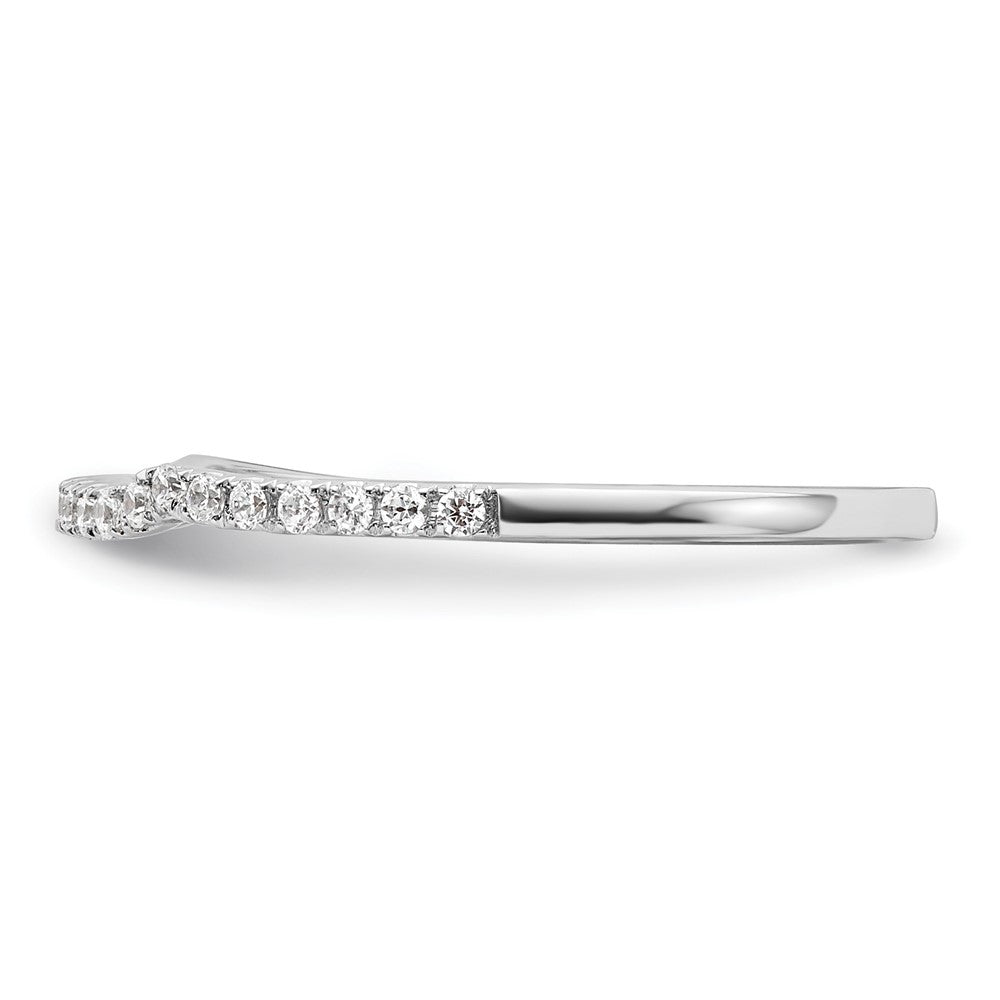 14K Weißgold Ring mit im Labor gezüchteten Diamanten VS/SI+ G+