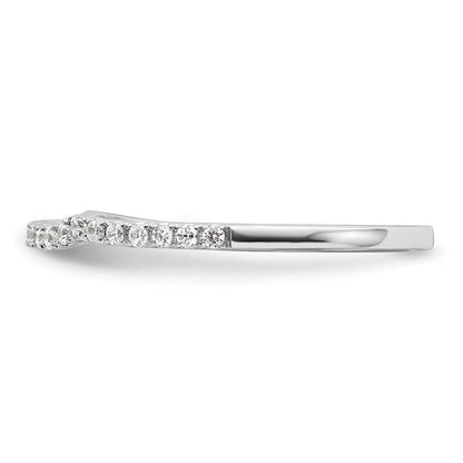 14K Weißgold Ring mit im Labor gezüchteten Diamanten VS/SI+ G+