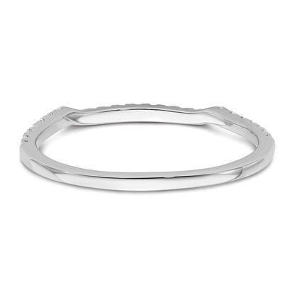14K Weißgold Ring mit im Labor gezüchteten Diamanten VS/SI+ G+
