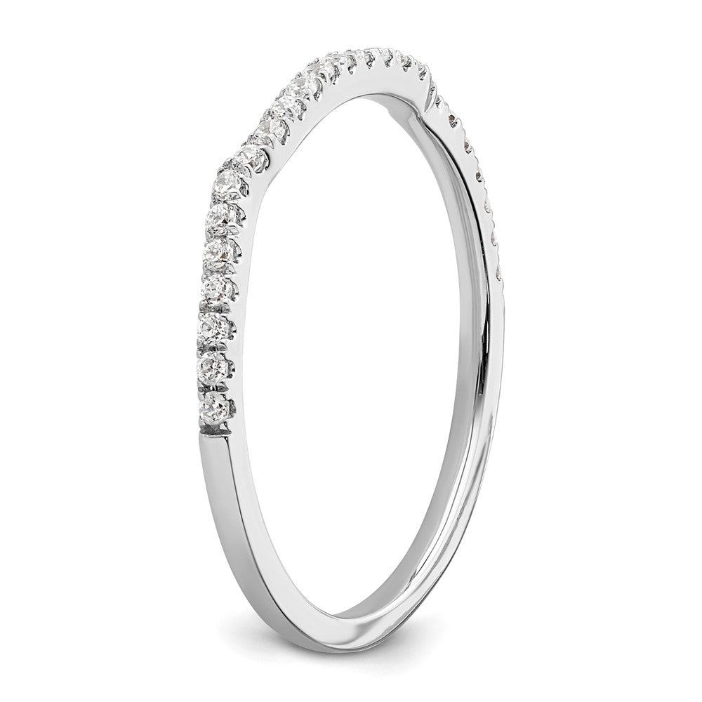 14K Weißgold Ring mit im Labor gezüchteten Diamanten VS/SI+ G+