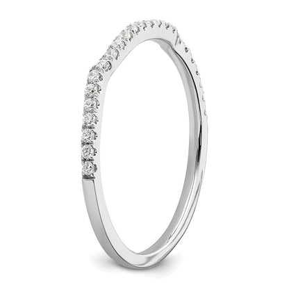 14K Weißgold Ring mit im Labor gezüchteten Diamanten VS/SI+ G+